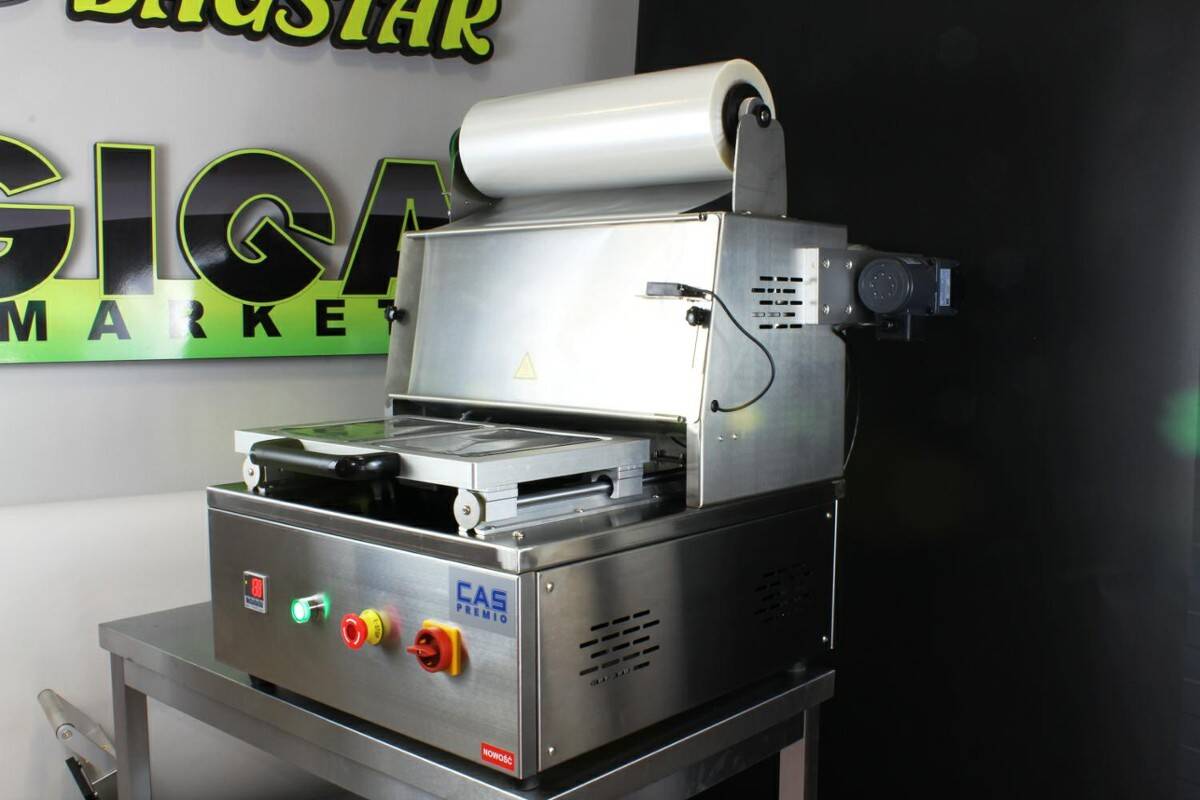Zgrzewarka tacek CAS CDX-01 -półautmat,