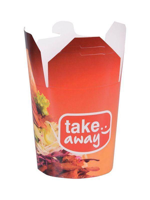 KEBAB BOX 750ml nadruk TAKE AWAY