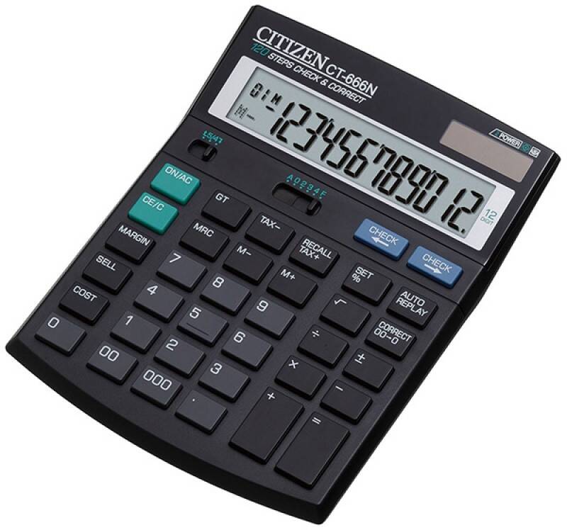 Kalkulator biurowy 12-cyfrowy czarny