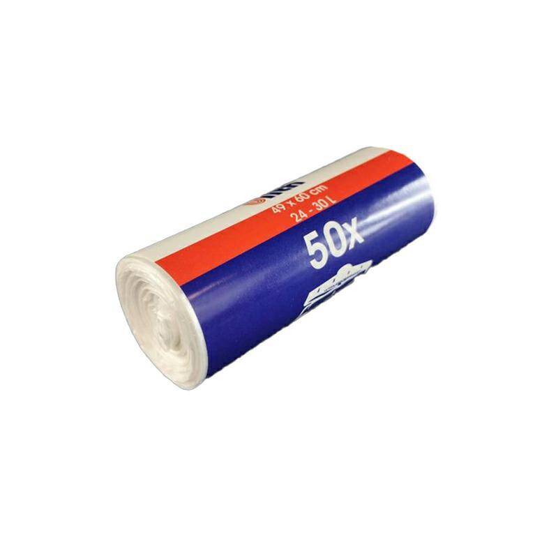Worki na odp.HDPE białe 30l a.50szt.
