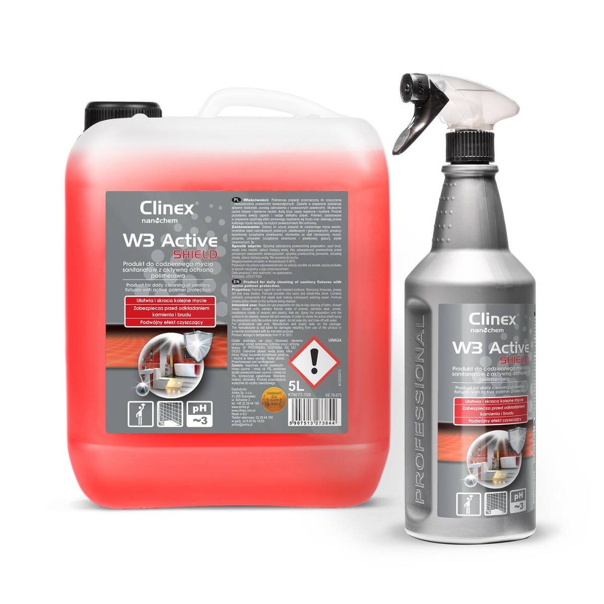 CLINEX W3 Active SHIELD 1L do toalet