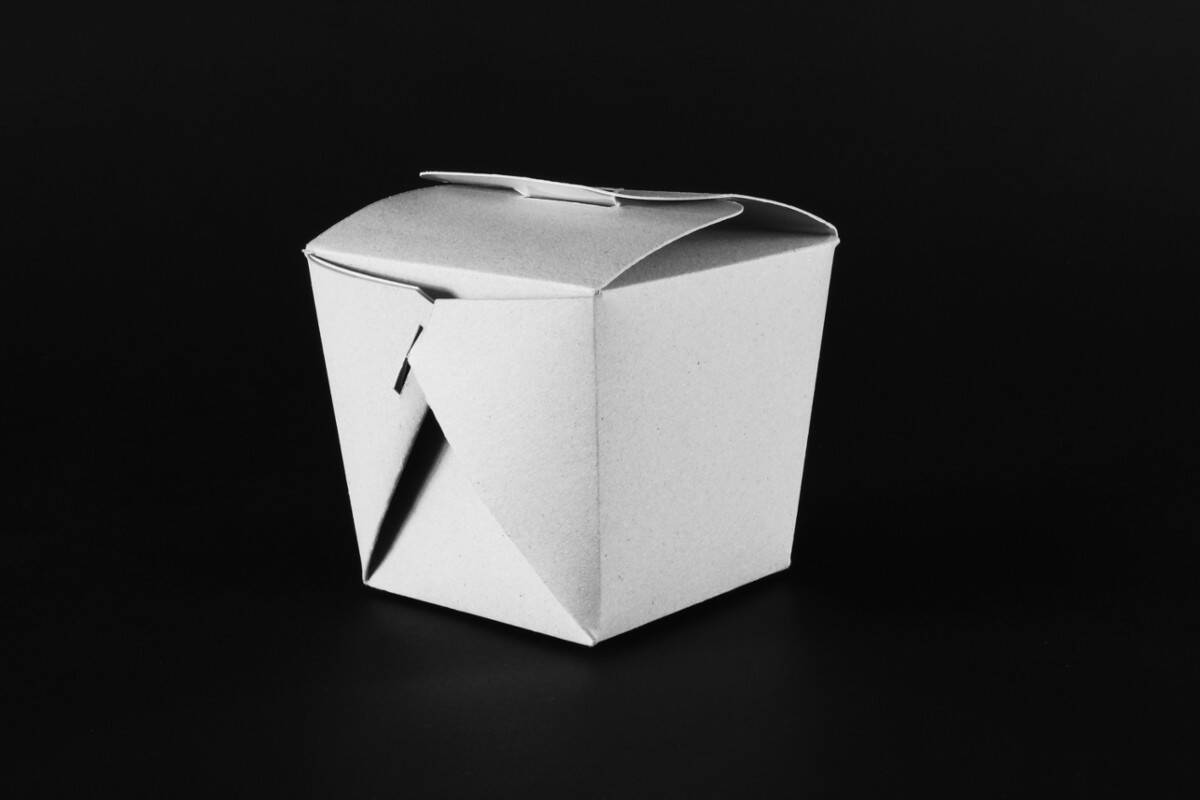 Pudełko TAKEOUT BOX SZARY 8x8x9cm