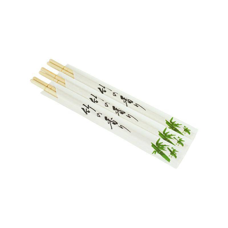 Pałeczki bambusowe 21cm koperty białe