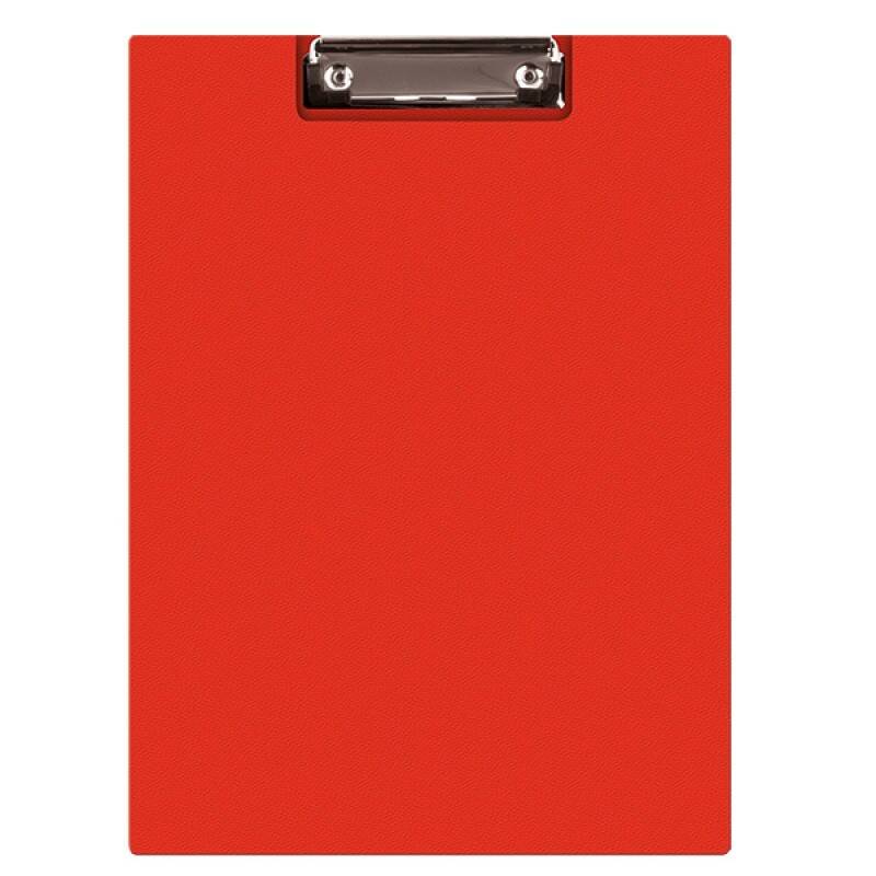 Clipboard A4 teczka z klipsem czerwona