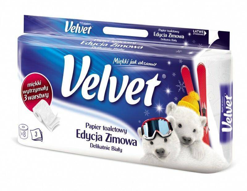 Papier toaletowy biały, 3-warstwowy, XXL