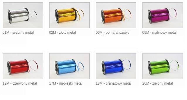 Wstążka 5mm 250yd metaliczna złota
