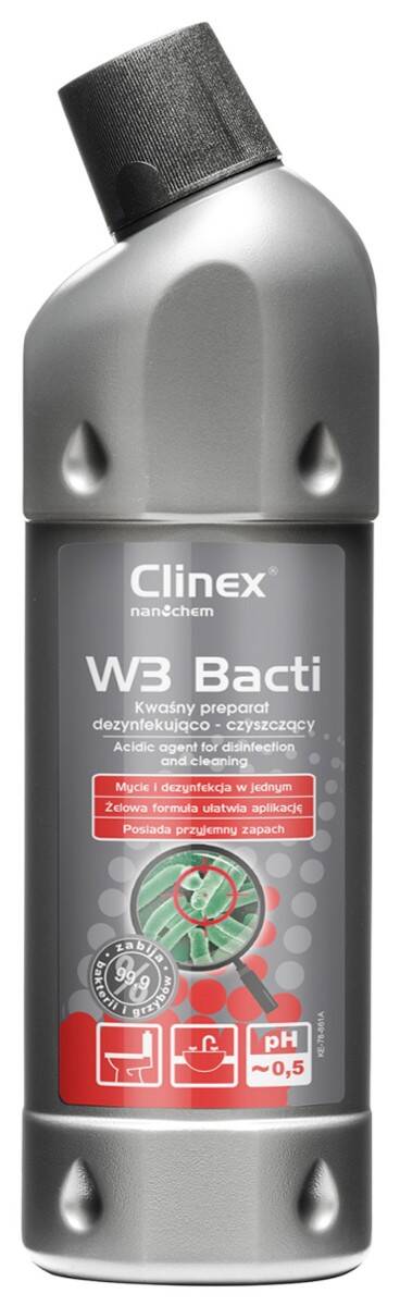 CLINEX W3 Bacti 1L dezynfekująco-myjący