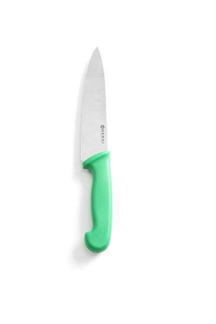 Nóż kucharski HACCP 180mm zielony