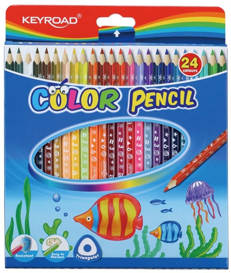 Kredki ołówkowe 24 kolory