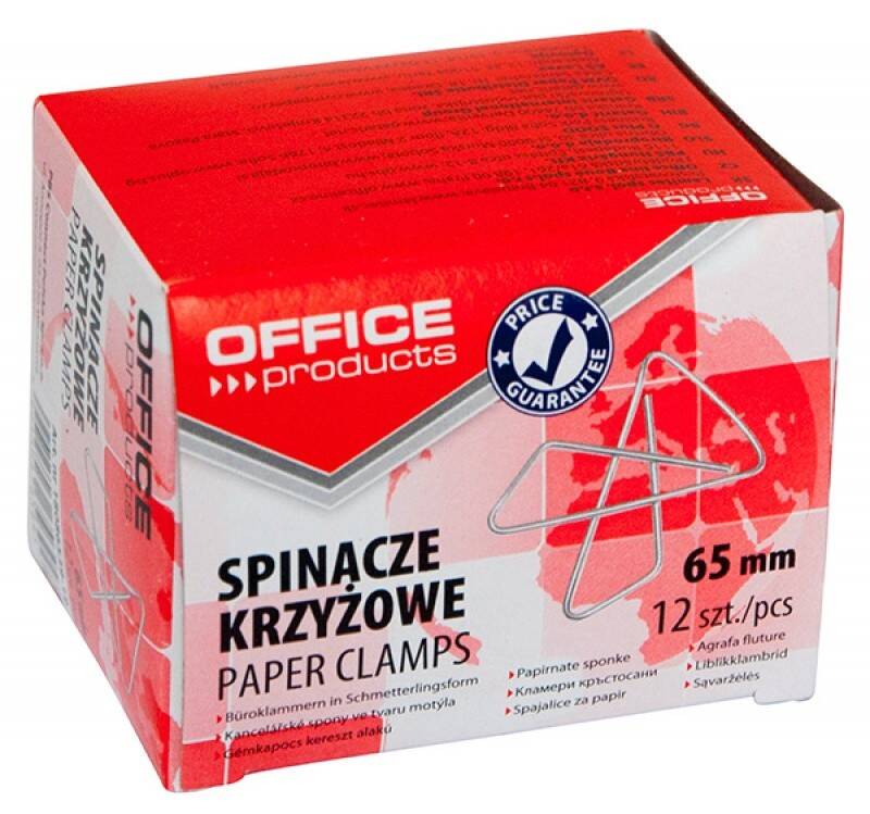 Spinacze krzyżowe OFFICE PRODUCTS, 65mm,