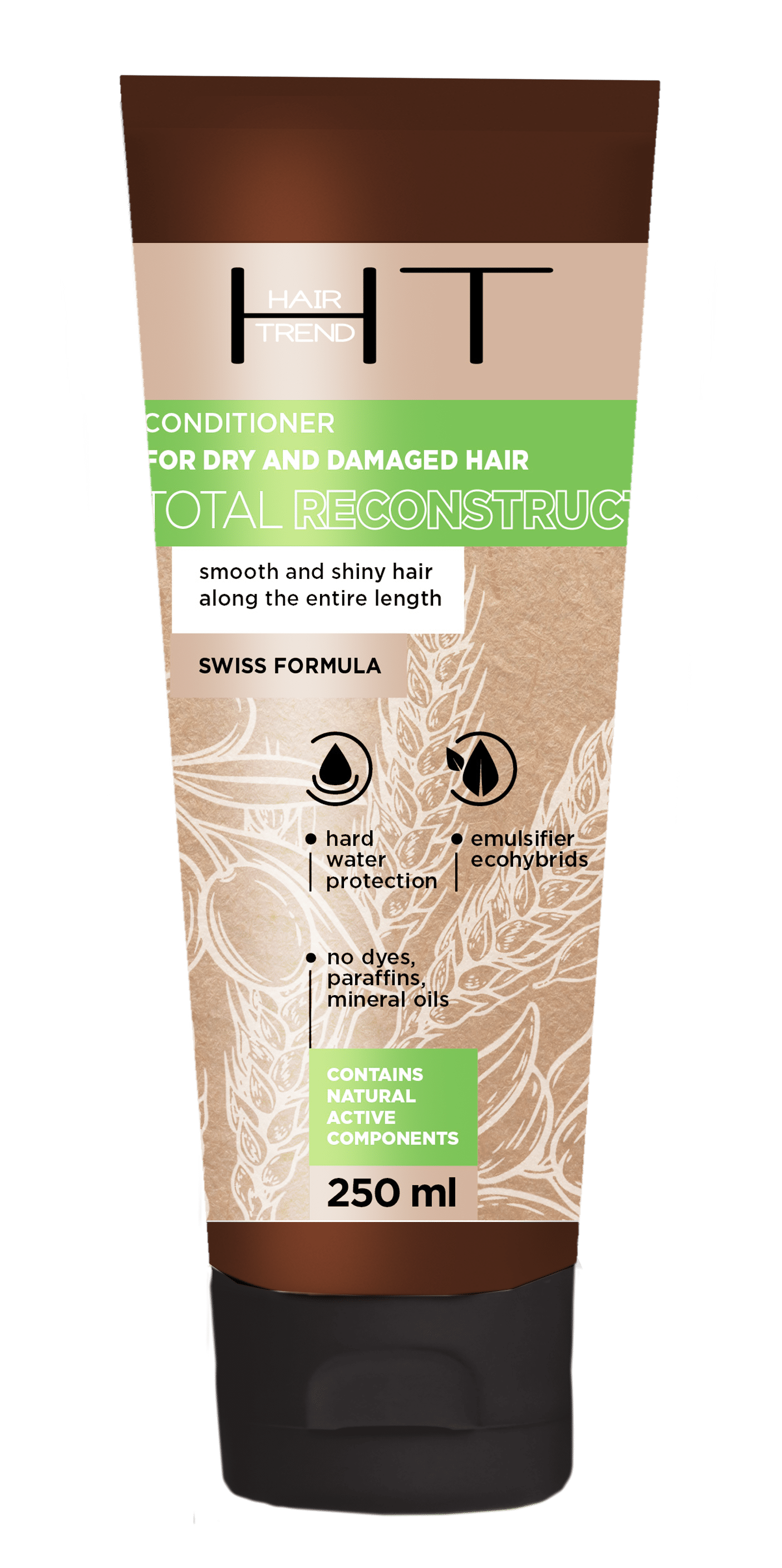 Hair Trend Odżywka Total Reconstruction do suchych i zniszczonych włosów 250 ml