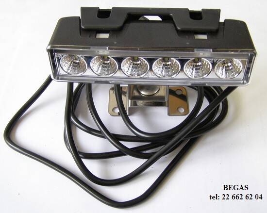 LAMPA ROBOCZA 6-LED 865 W123 12/24V Z