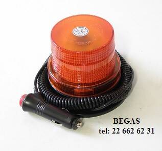 LAMPA BŁYSKOWA 12/24V 40LED MIKRO MAGNES