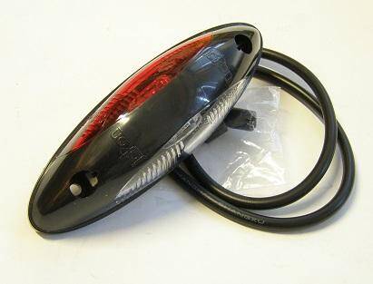 LAMPA OBRYSOWA 24V 1W LED BIAŁO-CZERWONA