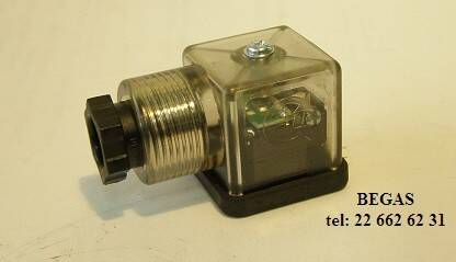 WTYCZKA CEWKI 4 PIN 24V DIODA 3P+E