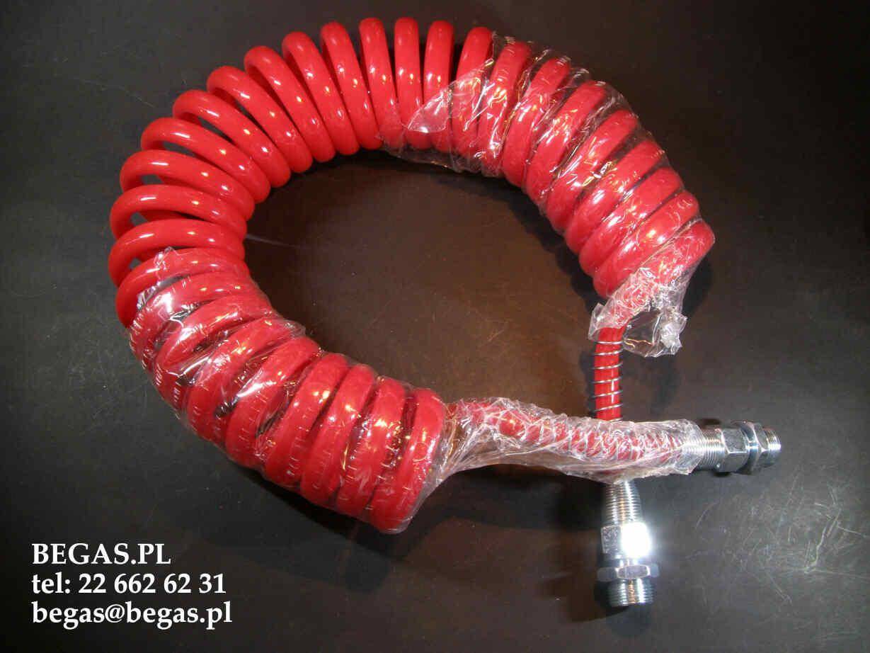 PRZEWÓD SPIRAL.22 POW.CZERWONY M22