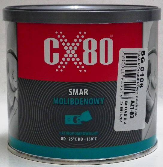 SMAR MOLIBDENOWY CX-80 500g