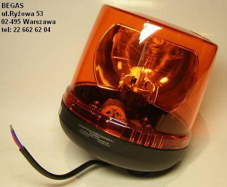 LAMPA BŁYSKOWA LBO 10T 12V n/typ ŻÓŁTA