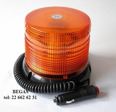 LAMPA BŁYSKOWA 12/24V 40LED MAGNES 0671