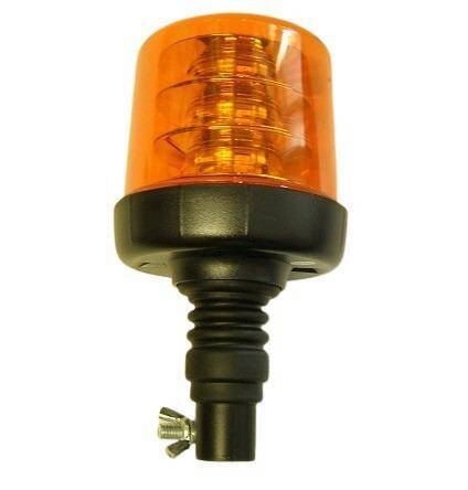 LAMPA BŁYSKOWA 12/24V 18LED DIN ŻÓŁTA