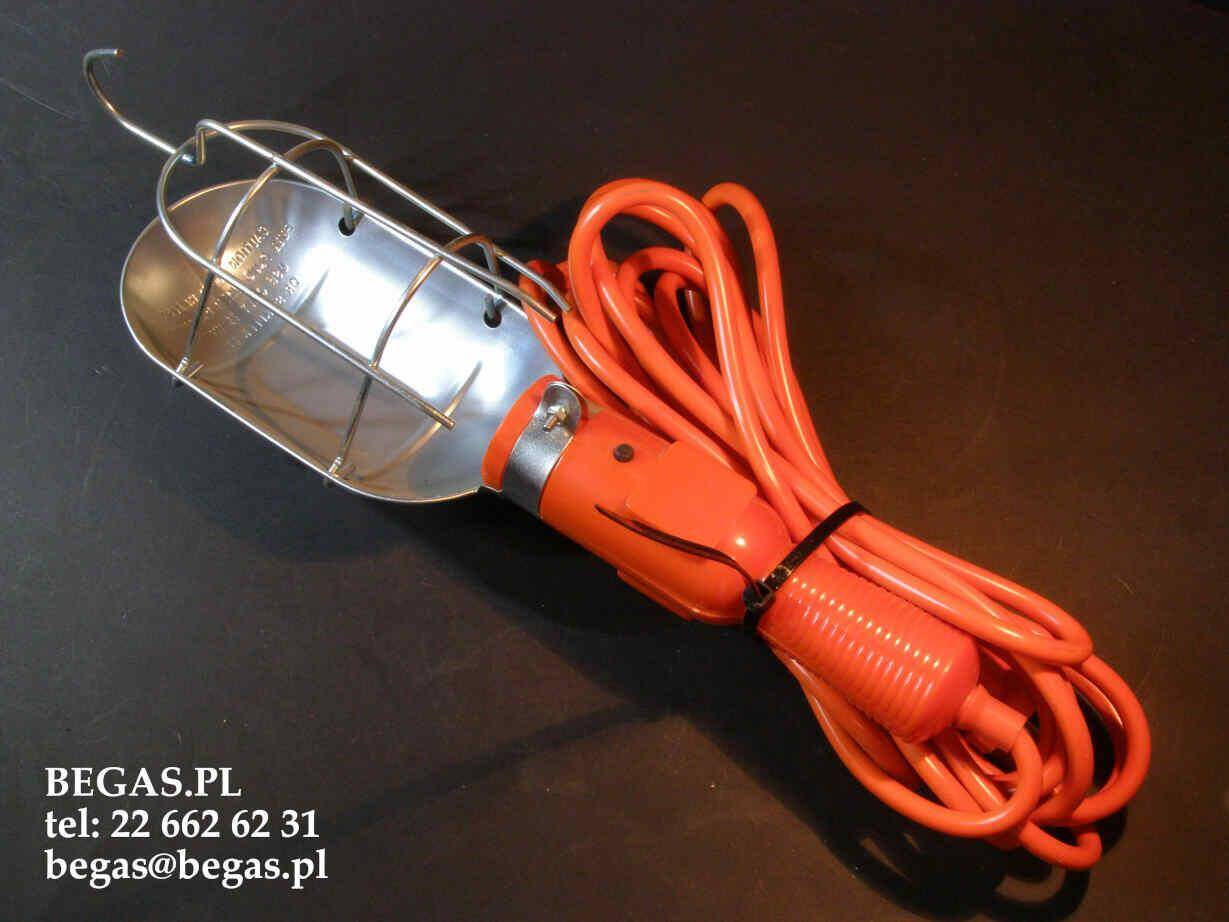 LAMPA WARSZTATOWA PRZENOŚNA Z KABL.