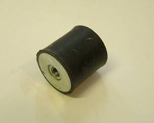 PODUSZKA fi30x30 M8 2xOTWORY MET-GUM