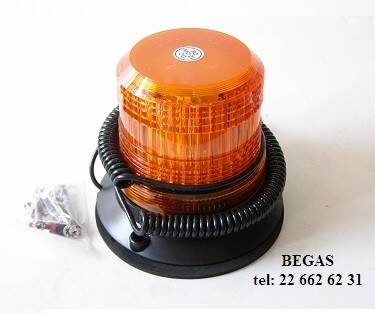 LAMPA BŁYSKOWA 12/24V 40LED W14m MAGNES