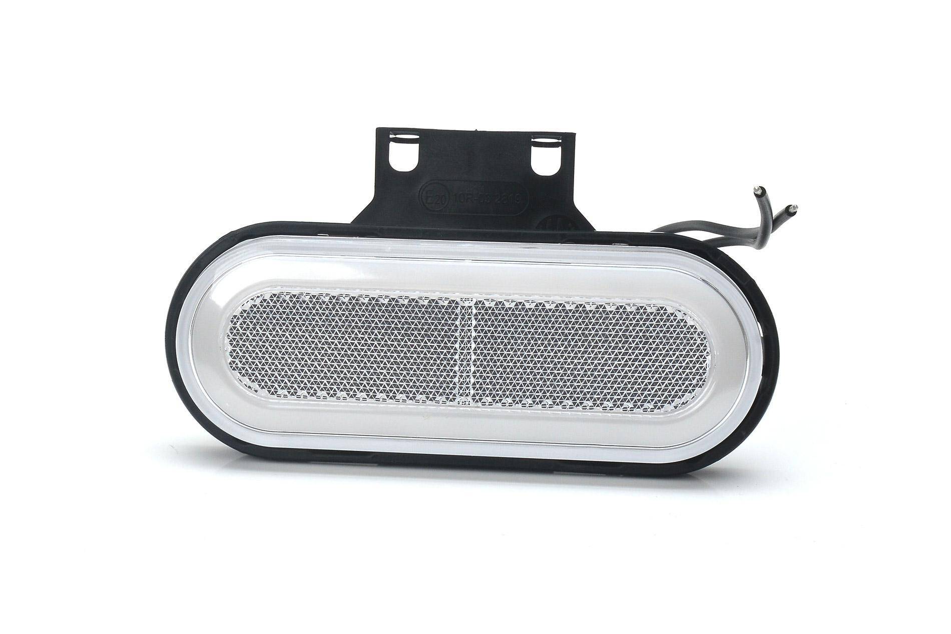 LAMPA OBRYSOWA 1401 W198 12i24V BIAŁA