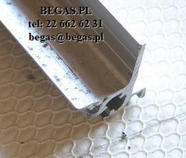 LISTWA ALUMINIOWA ZAWIASU AUTOBUS Profil