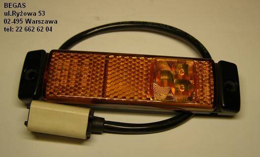 LAMPA POZYCYJNA Z DIODĄ ŚWIEC.LED ŻÓŁTA