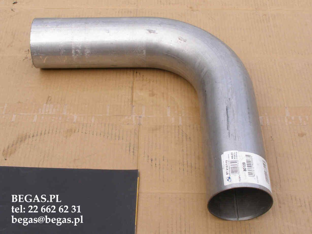 RURA WYDECHOWA KOLANKO fi110 90o L-400mm