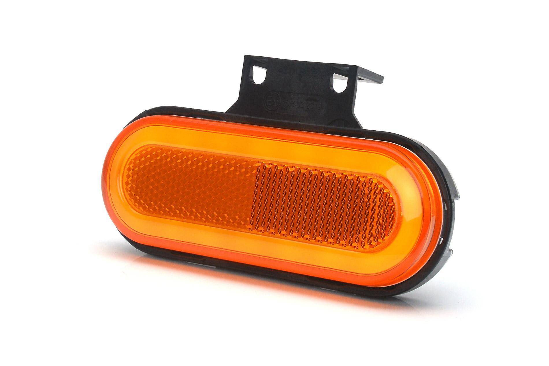 LAMPA OBRYSOWA 1309 W198 12i24V ŻÓŁTA