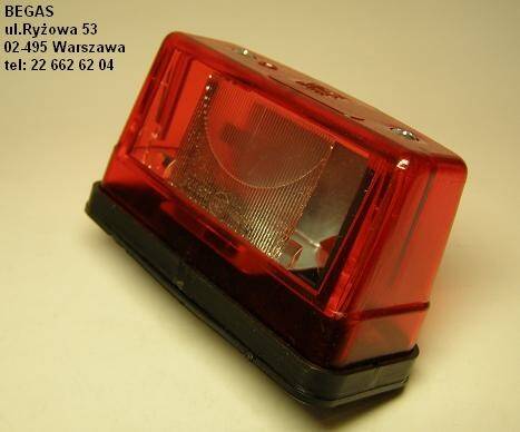 LAMPA OŚWIETLENIA TABL.REJ.I POZ.25