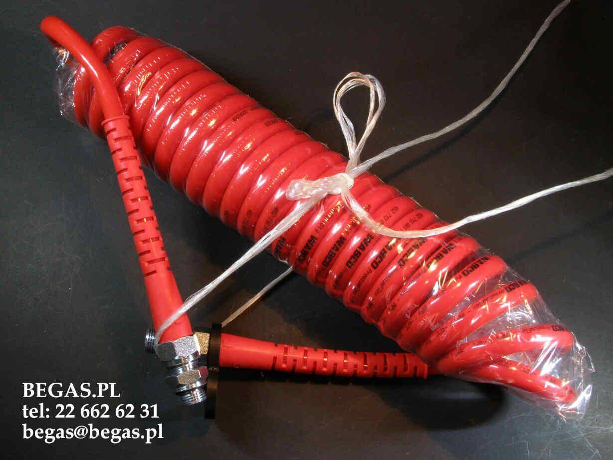 PRZEWÓD SPIRAL.M16 CZER. WABCO