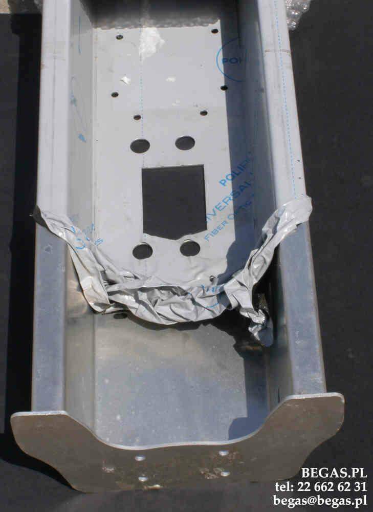 ZDERZAK TYLNY NACZEPY L-2400 ALUMINUM