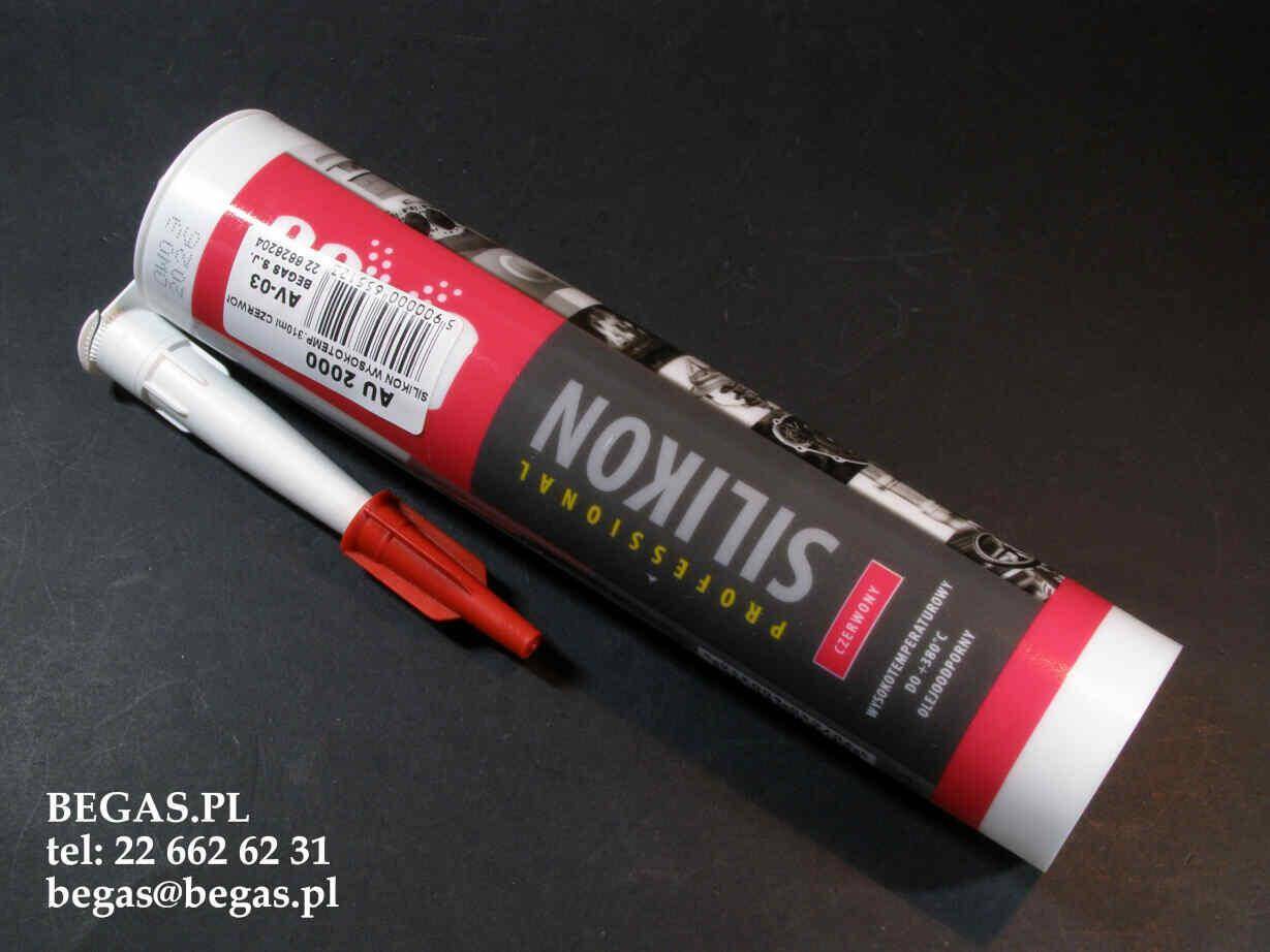 SILIKON WYSOKOTEMP.310ml CZERWONY CX-80