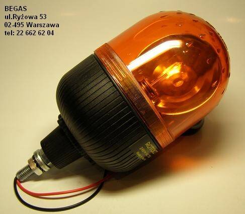 LAMPA BŁYSKOWA 24V H1 ROTOKIT A SIRENA