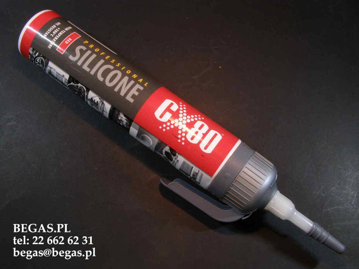 SILIKON WYSOKOTEMP.210g CZERWONY