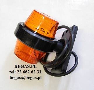 LAMPA KIERUNKOWSKAZU 12/24V 10-LED ŻÓŁTA