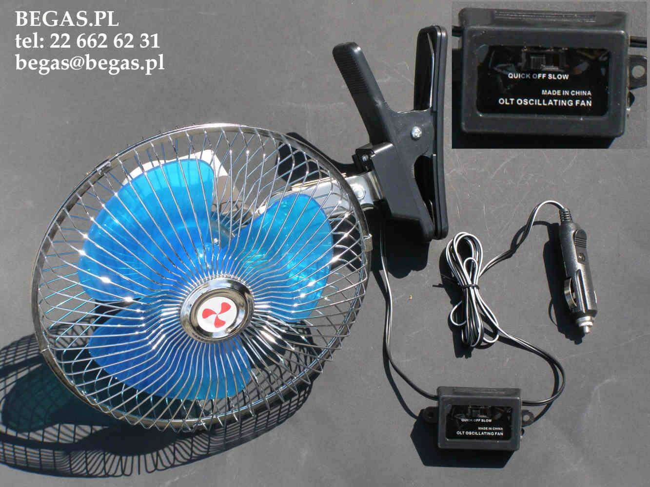 WENTYLATOR OSCYLACYJNY 12V 6