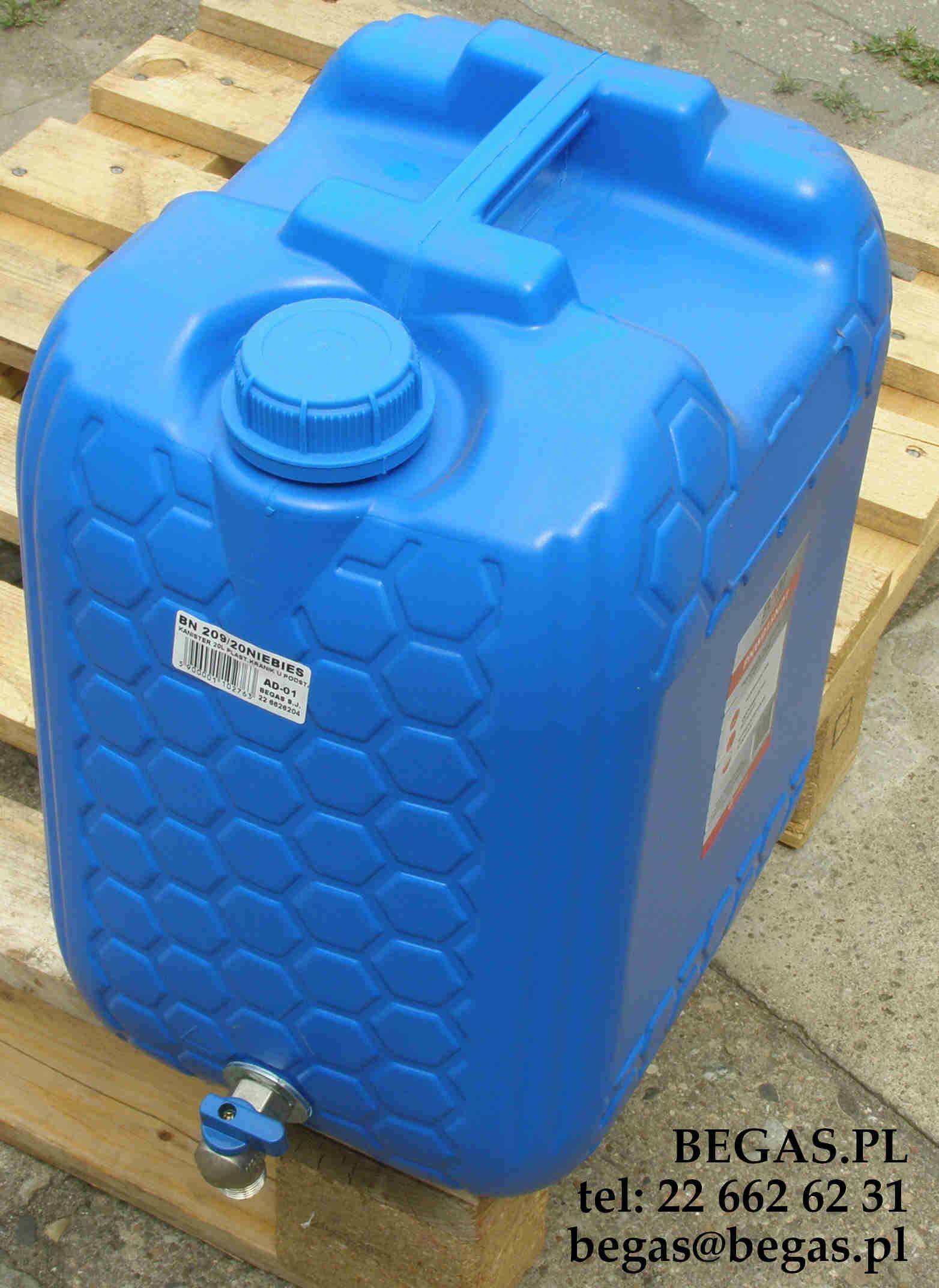 KANISTER 20L PLAST.KRANIK U PODSTAWY