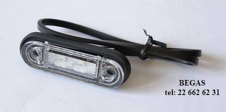LAMPA POZYCYJNA CZERWONA 2xLED