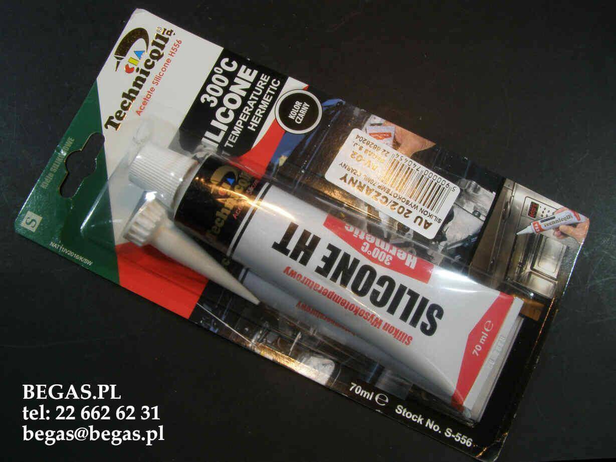 SILIKON WYSOKOTEMP.70ML CZARNY