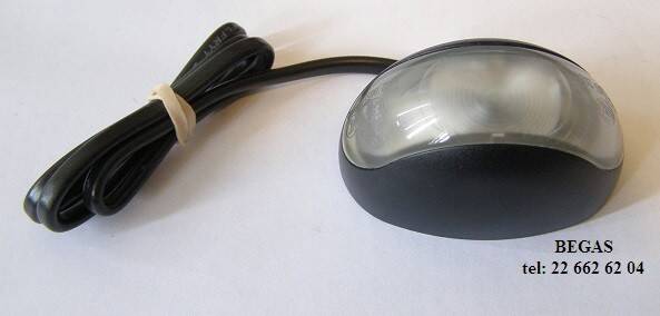 LAMPA POZYCYJNA BIAŁA 2xLED KABEL-0,5m