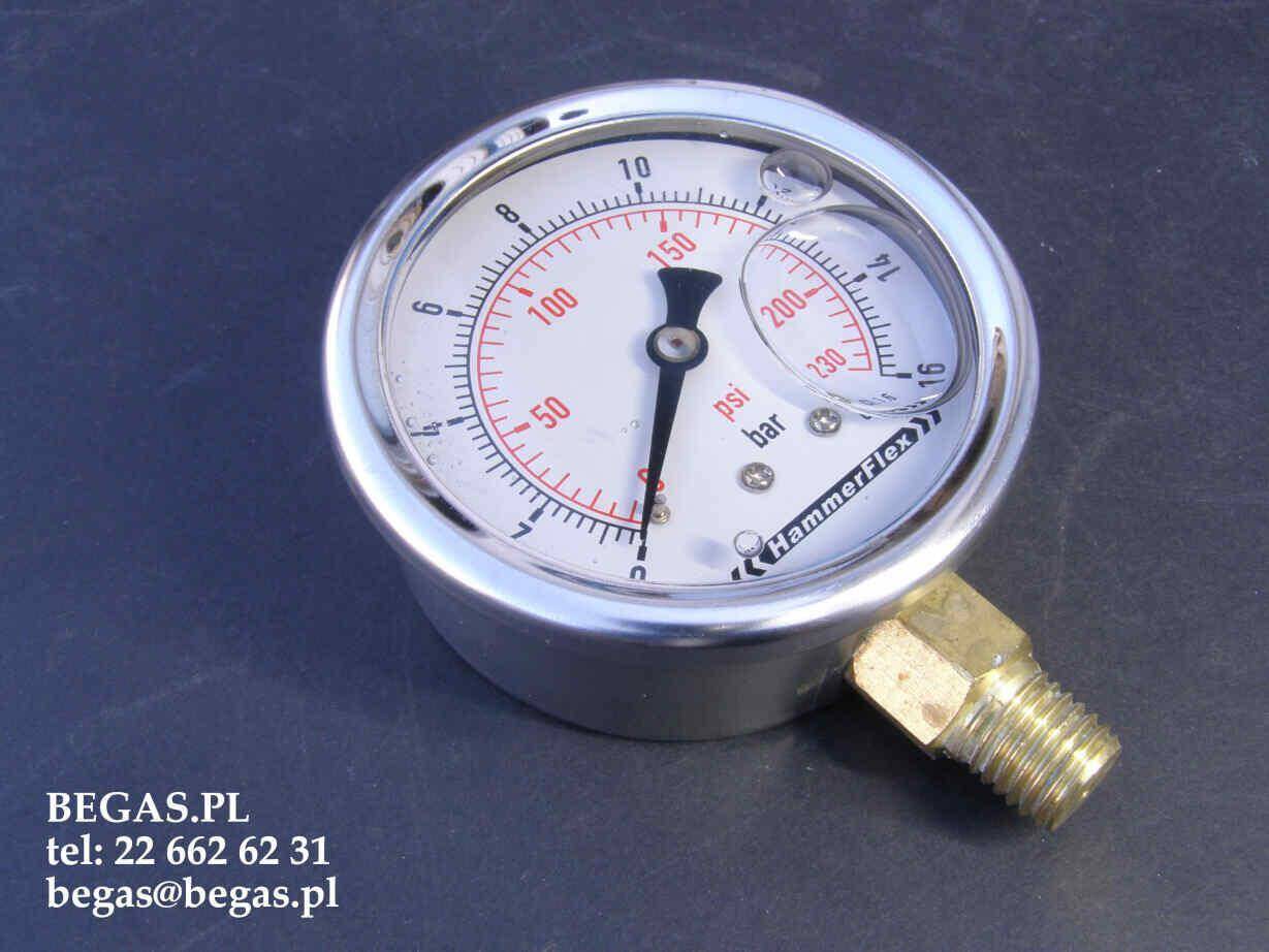 MANOMETR GLICERYNOWY 0-16bar M12x1,5