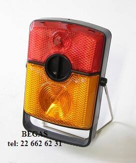 LAMPA OSTRZEGAWCZA HICO STOJĄCA,Z UCHW.