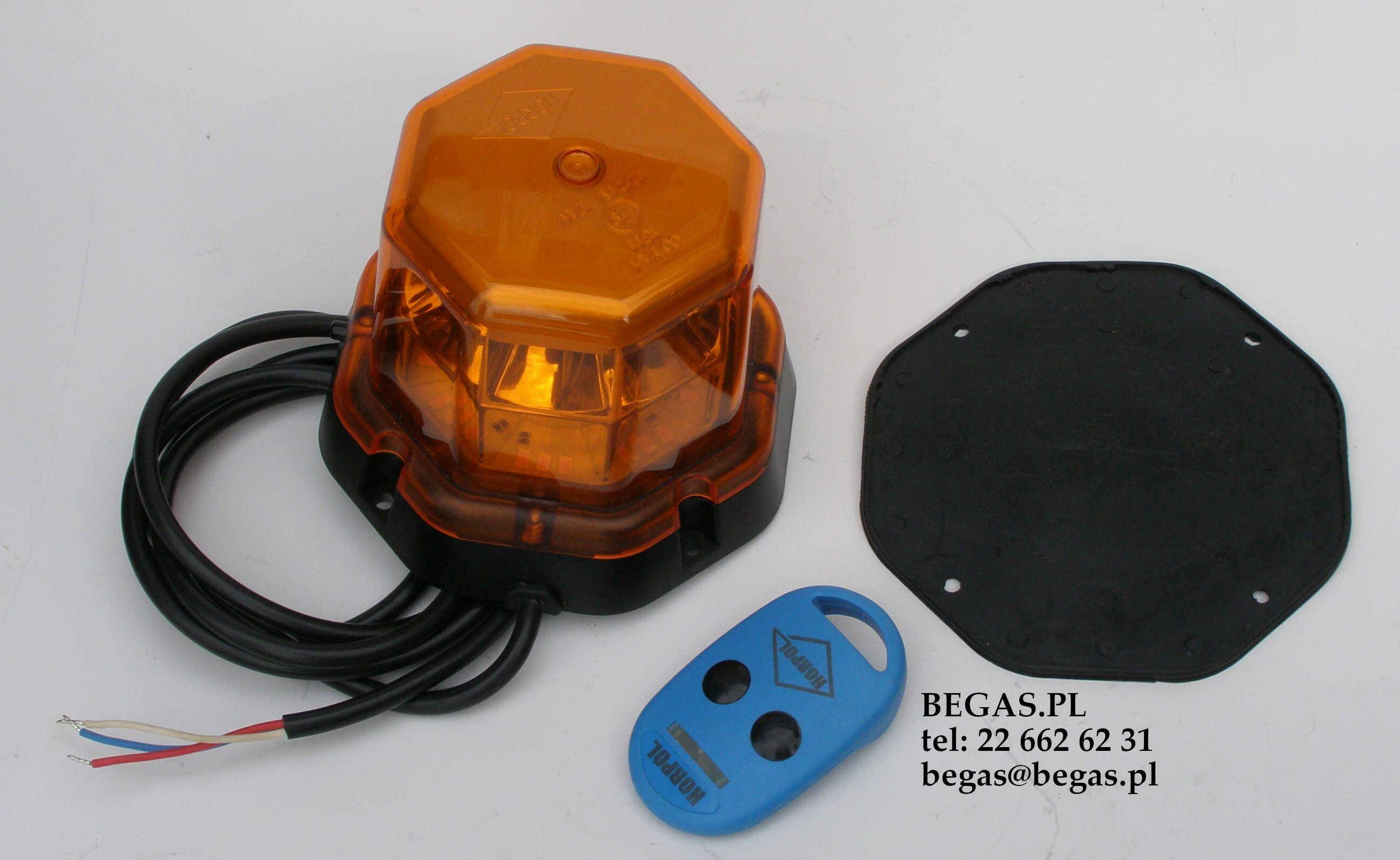 LAMPA BŁYSKOWA 12/24V LDO2277 STEROWANA