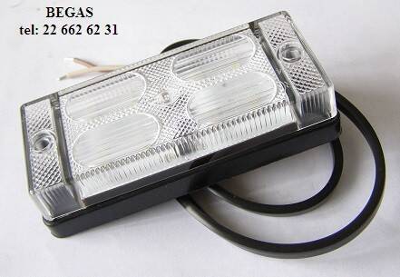 LAMPA COFANIA 12/24V LED BIAŁA LCD657