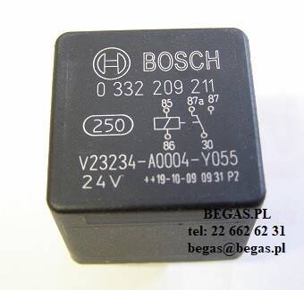 PRZEKAŹNIK 24V 20A PRZEŁĄCZAJĄCY BOSCH