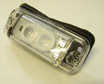LAMPA POZYCYJNA BIAŁA 2 x LED LAMPA